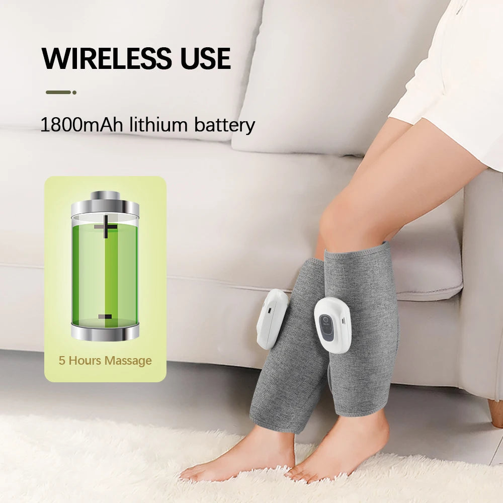 Wireless Leg Massage 3 Mode Airbag Compresstion