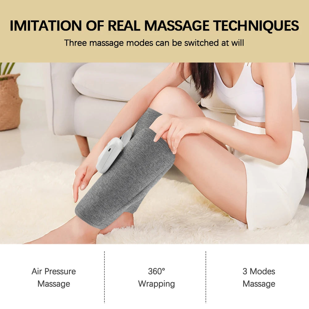 Wireless Leg Massage 3 Mode Airbag Compresstion